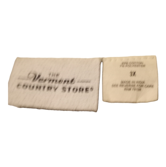 Vintage Gray Duster Dress Embroidered 3X - Picture 5 of 5